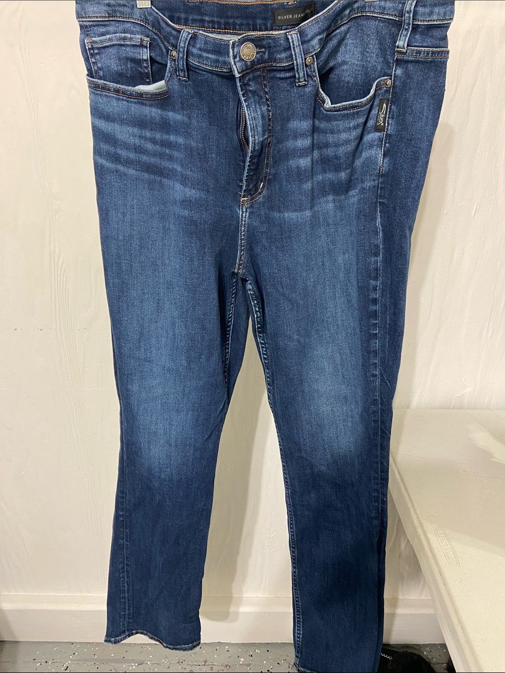 Silver Jeans Men’s Dark Blue Straight Jeans